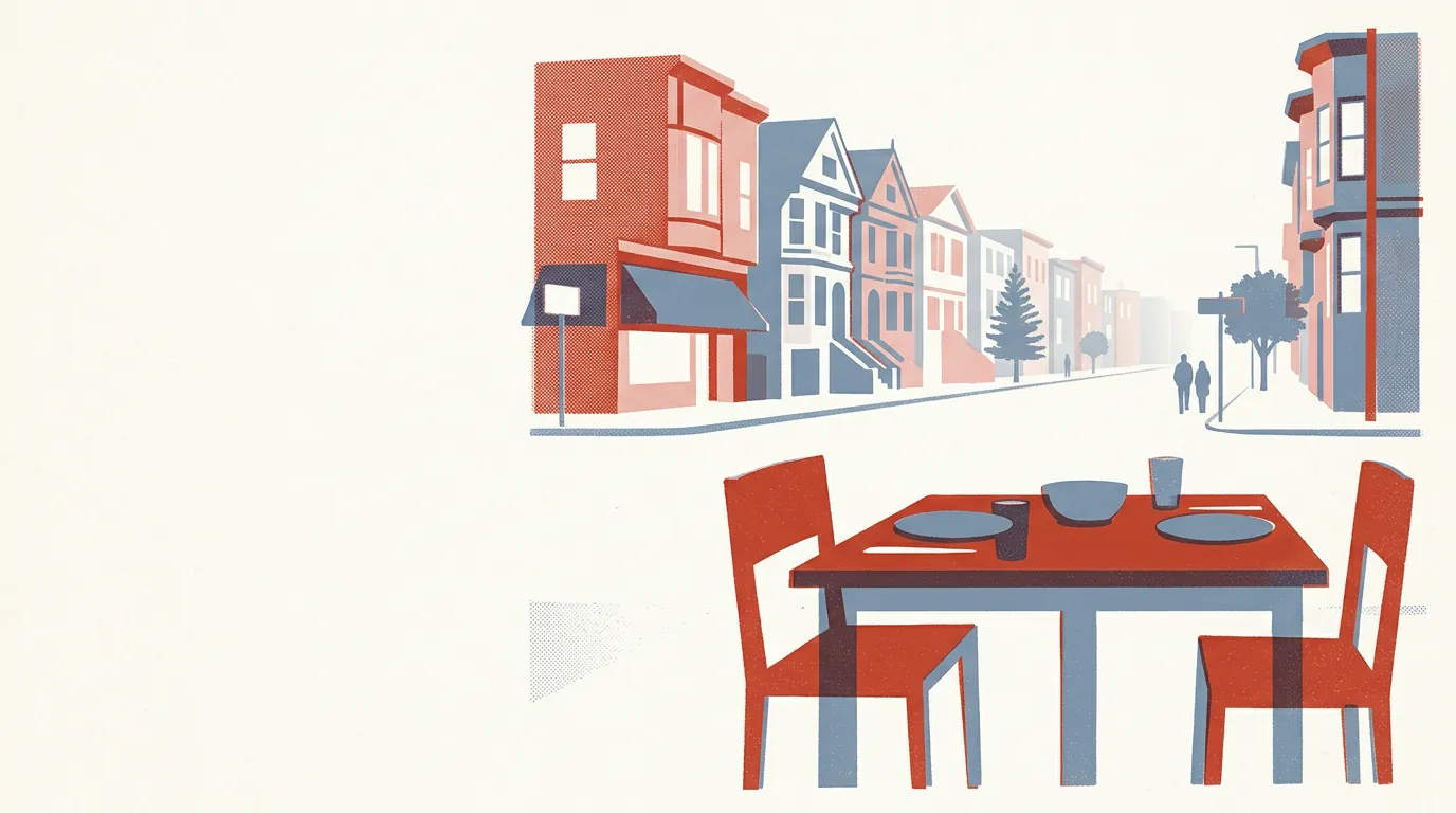 Illustration of restaurants in Richmond District
