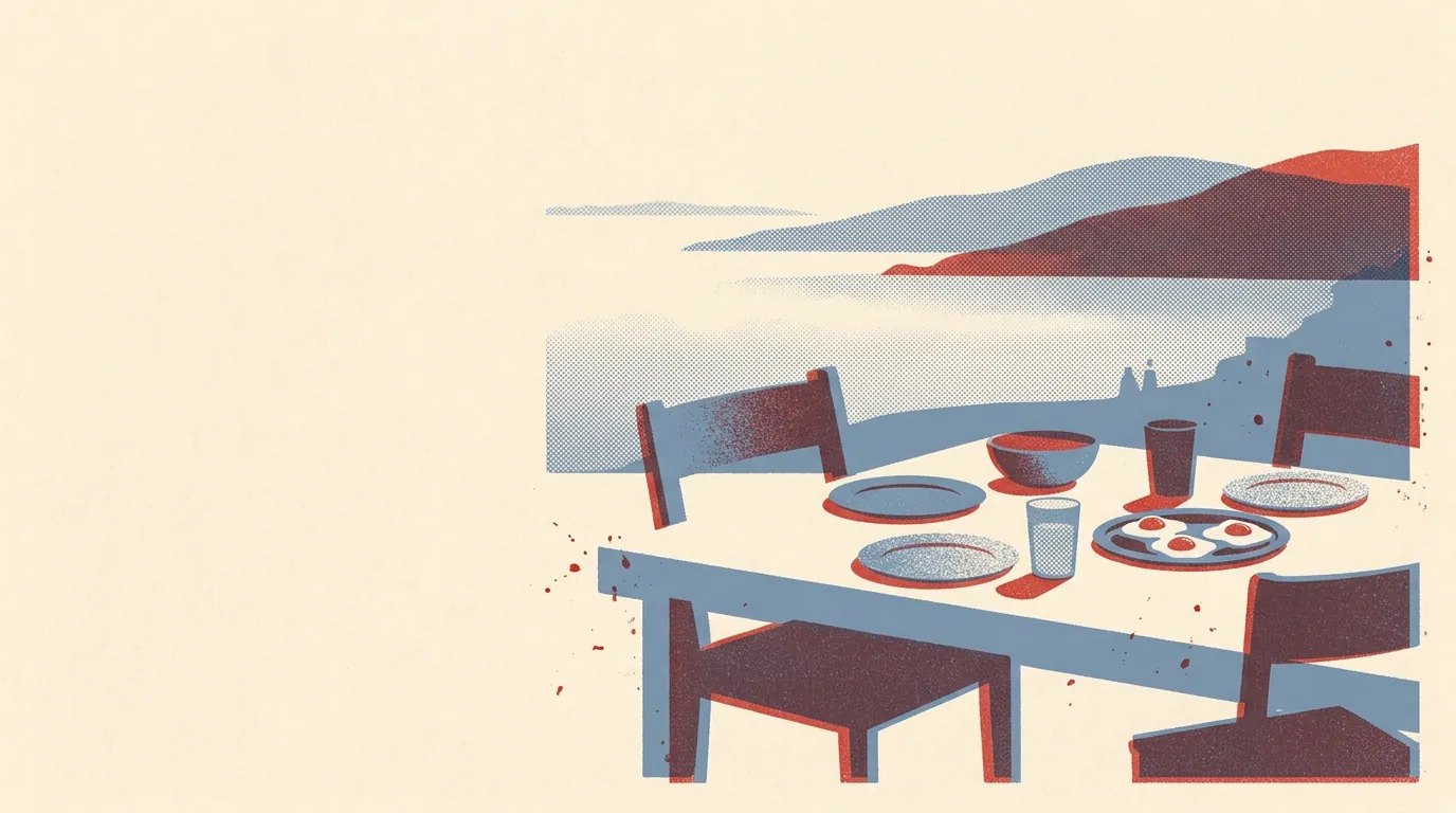 Illustration of restaurants in the Bay Area