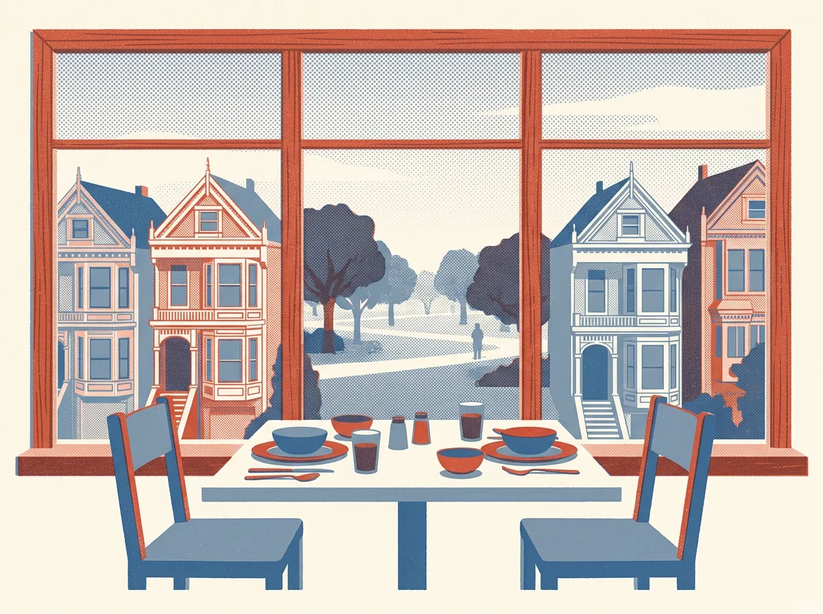 Illustration of restaurants in Nopa