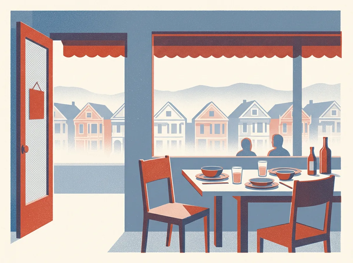 Illustration of restaurants in Richmond District